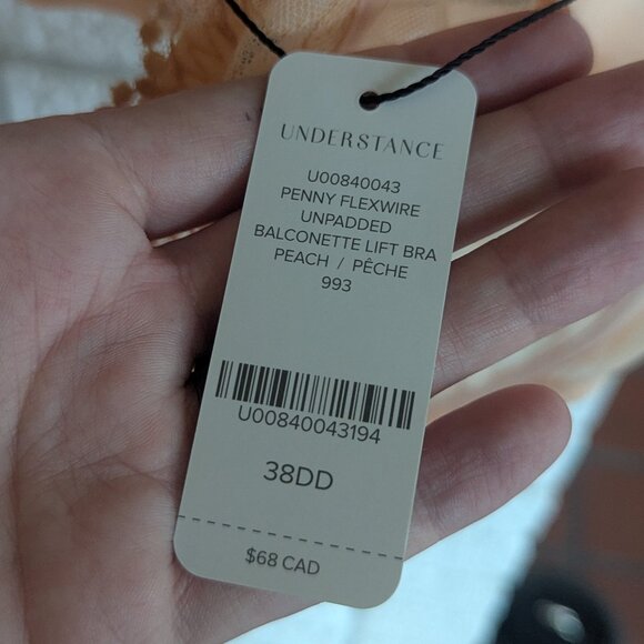 NWT Understance Bra Penny Flexwire Balconette 38DD - Picture 6 of 11